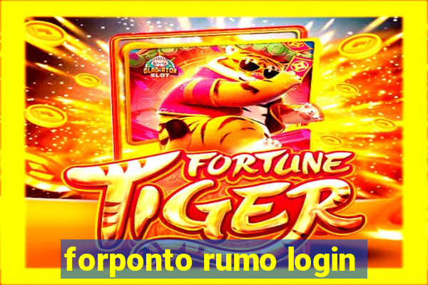 forponto rumo login